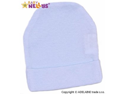 Baby Nellys Novorodenecká čiapočka sv modrá Veľkosti kojenecké oblečenie 68 3-6m