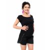 Be MaaMaa Tehotenské kraťasy Pola čierne veľkosť XS Veľkosti tehotenské oblečenie XL 42