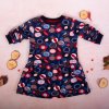 K Baby Dievčenské bavlnené šaty Ovocie granátové Veľkosti kojenecké oblečenie 110 4-5r