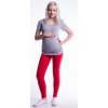 Be MaaMaa Tehotenské legíny červené veľkosť M Veľkosti tehotenské oblečenie XXL 44