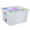 80928 keeeper box na hracky prasiatko peppa 30 l transparentny