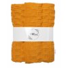 82722 luxusna bavlnena pletena deka decka cube 80 x 100 cm horcicova