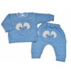 Tepláková súprava Baby Nellys 
MEDVEDÍK modrý melír Veľkosti kojenecké oblečenie 86 12-18m
