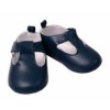 Dojčenské capáčky topánočky Boy YO na suchý zips granátové Veľkosti kojenecké oblečenie 74-80 9-12m