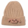 Detská zimná čiapka Bear Baby Nellys cappuccino veľkosť 48 54 cm Veľkosti kojenecké oblečenie 98-104 2-4r