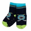 Detské ponožky s ABS Príšerky granát Veľkosti kojenecké oblečenie 27-30