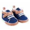 Dojčenské capačky topánočky s kožúškom YO modré veľkosť 0 6 m Veľkosti kojenecké oblečenie 56-68 0-6 m