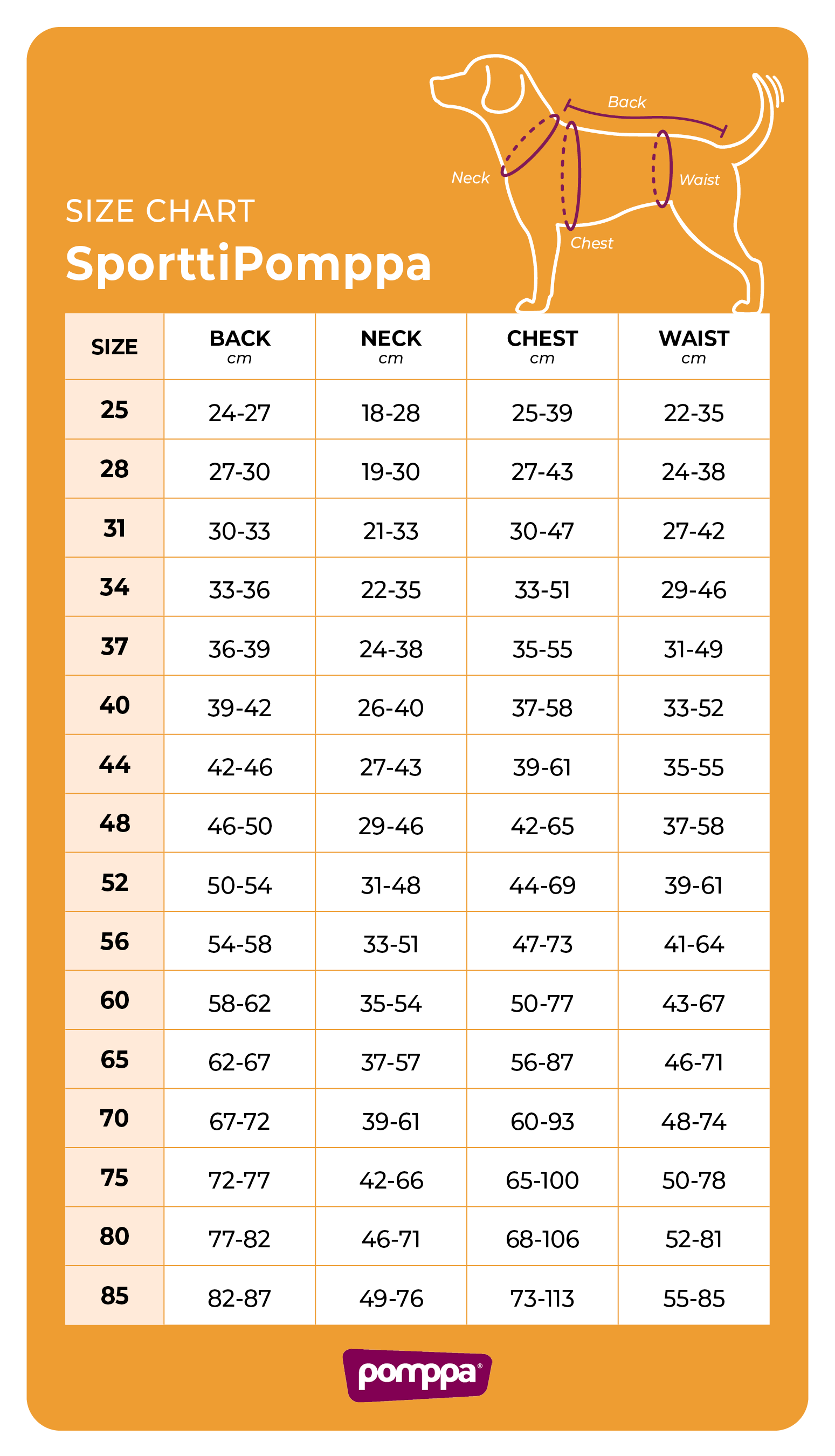 SporttiPomppa_SizeChart