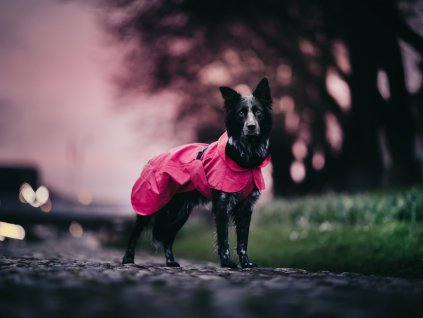 1042048 PAIKKA Visibility Raincoat Lite hot pink 10m