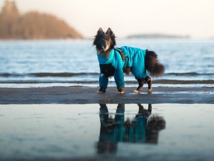 DRYUP® BODY ZIP.FIT® župan pro psy overal (Barva Pink, Velikost 56)