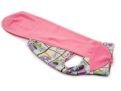 Fleece jacket Agility komiks PINK