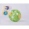 JW Hol-ee Roller Medium  Flexible open natural-rubber dog toy · 11 cm