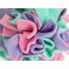 Pompon bungee tug with JW Hol-EE Roller  Fleece pompon · JW Hol-EE Roller · bungee