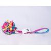 Přetahovadlo Pompon bungee  Fleecový pompon · JW Hol-EE Roller · amortizér