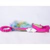 Smycz agility Rainbow Bungee  Smycz agility z amortyzatorem i tęczowym szarpakiem · 150 cm