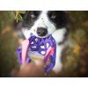 JW Hol-EE ball with handle  Openwork dog ball with handle for interactive play