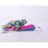Fleece dog leash  Fleece dog leash with integrated motivational play element