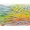 Rainbow Bungee Zergel mit Kunstfell  Regenbogen-Kunstfellzergel mit Bungee · 50 cm