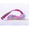 Rainbow Bungee Zergel mit Kunstfell  Regenbogen-Kunstfellzergel mit Bungee · 50 cm