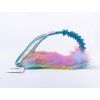 Rainbow Bungee Zergel mit Kunstfell  Regenbogen-Kunstfellzergel mit Bungee · 50 cm