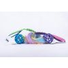 Rainbow Bungee tug with JW Hol-EE Small  Faux-fur bungee tug with JW Hol-EE Small ball