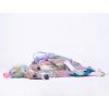 Rainbow Hundeleine mit Kunstfell-Zergel  Hundeleine mit integriertem Regenbogen-Kunstfellzergel · 150 cm