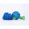 Mop + JW Hol-EE Bungee-Zergel  Bungee-Zergel aus Mikrofaser-Mop mit JW Hol-EE Ball