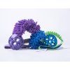 Mop + JW Hol-EE Bungee-Zergel  Bungee-Zergel aus Mikrofaser-Mop mit JW Hol-EE Ball