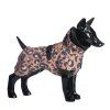 PAIKKA reflektierender Regenmantel Lite LEOPARD  Leichter vollflächig reflektierender wasserdichter Regenmantel für Hunde