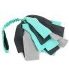 Fleece-Bungee-Zergel mit Fransen  Weicher Fleece-Zergel mit Bungee · 55 cm