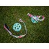 Uchwyt bungee Agility komiks  Wymienny uchwyt bungee do piłek i zabawek z otworem · 54 cm
