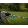 JW Hol-EE Roller bungee Agility komiks  Přetahovací hračka s děrovaným gumovým míčem a amortizérem