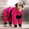 DRYUP® BODY ZIP.FIT® župan pro psy overal (Barva Pink, Velikost 56)