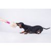 Schaffell Ring Bungee-Zergel für Hunde  Ring-Zergel aus echtem Schaffell mit Bungee · handgefertigt