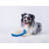 Schaffell Ring Bungee-Zergel für Hunde  Ring-Zergel aus echtem Schaffell mit Bungee · handgefertigt