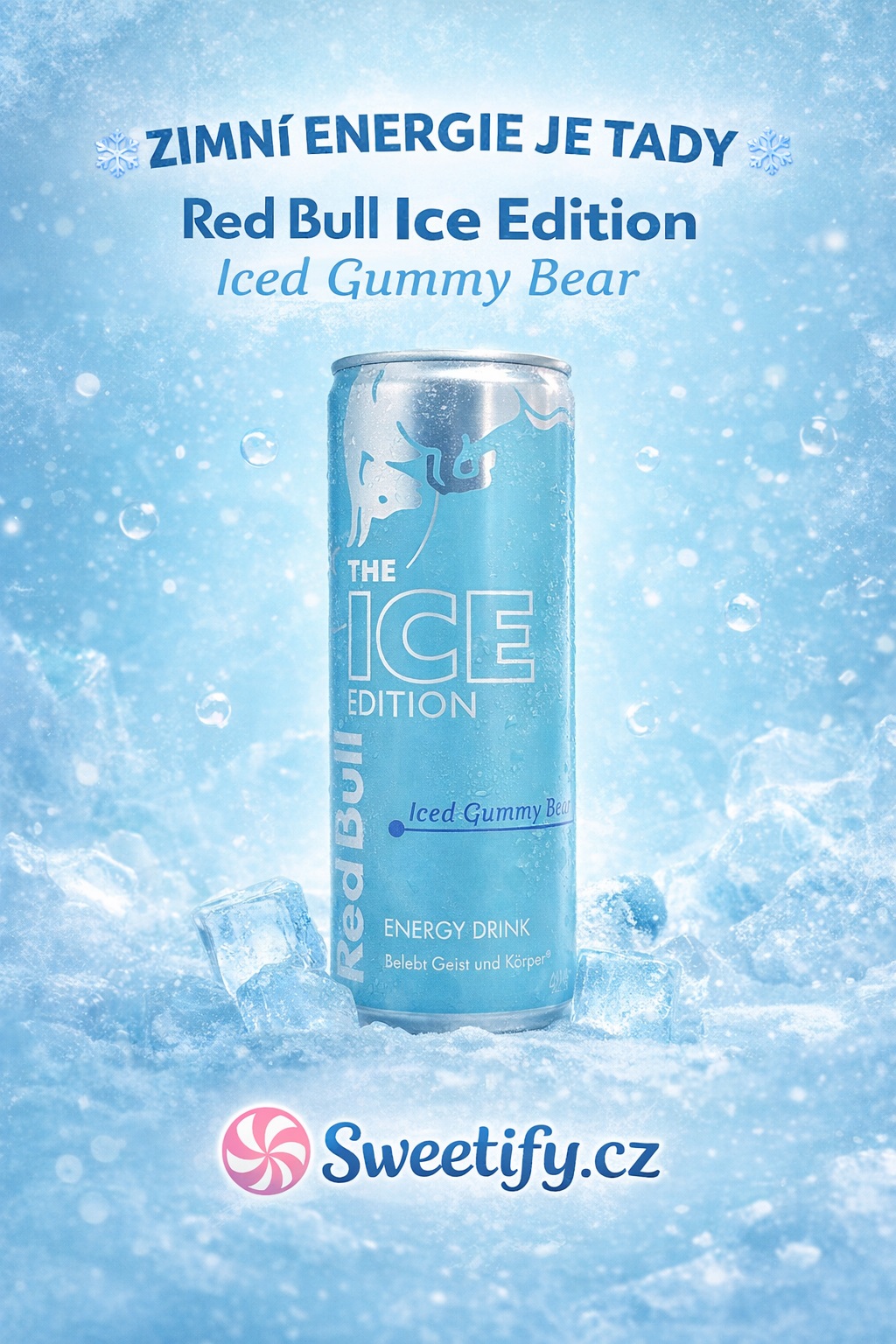 Red Bull Winter Edition Iced Gummy Bear z Rakouska