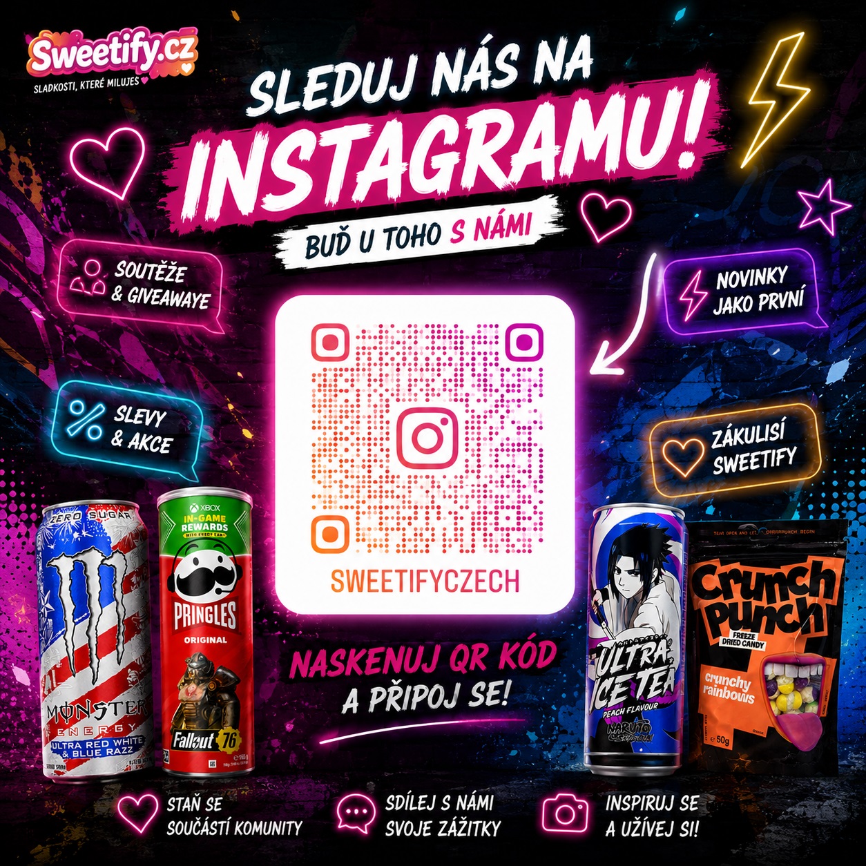 Sleduj nás na Instagramu