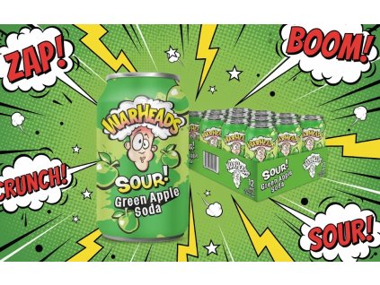48 USA Warheads soda greenapple