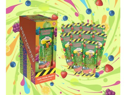 55. Slime Licker Sour Strawberry Lemon Popping Boba Pearl 90 ml [USA]