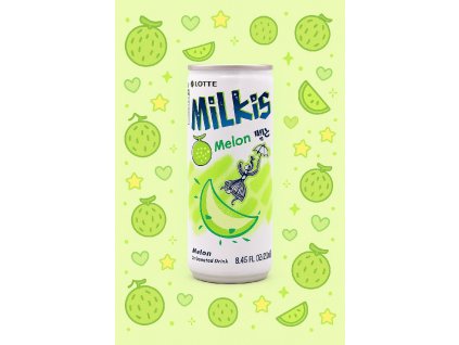 Milkis Melon Cream Soda 250 ml (Korea)