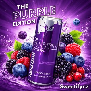 Fialová vlna právě dorazila na Sweetify.cz 💜 Red Bull The Purple Edition přiletěl přímo ze Švédska a chutná jako les plný...