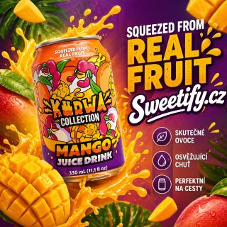 Exploze tropické chuti v každém loku! 🌴🥭 Tenhle mango juice z K#RWA Collection není jen drink… je to vibe. 💥 30 % mangové...