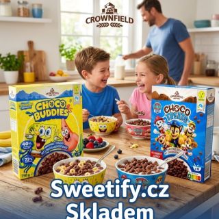 Fanoušci SpongeBob a Tlapkové patroly, tohle prostě musíte mít! 😍 🥣 Originální čokoládové cereálie, které jen tak někde...