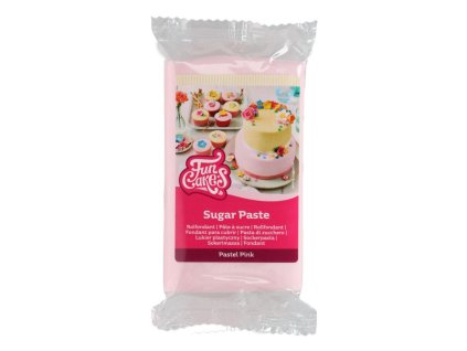 Růžový fondán pastel pink FunCakes, 250 g