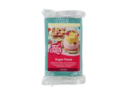 FunCakes potahový fondán Teal Blue 250g