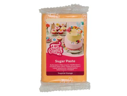 Oranžový fondán tropical orange FunCakes, 250 g