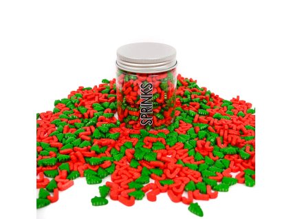 Cukrové zdobení SPRINKS - SANTA'S COMING 75g