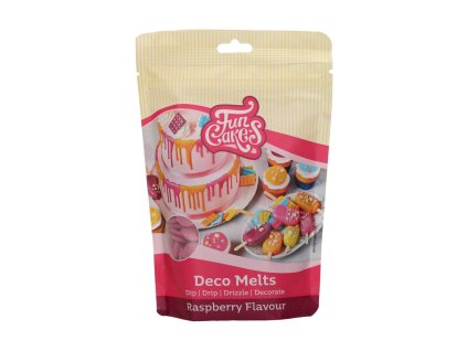 FUNCAKES2021 F25315 FUNCAKES DECO MELTS RASPBERRY FLAVOUR 250G JPG