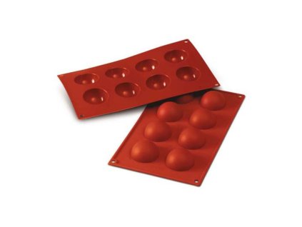 silikonform semisfaer kupol stor o5 cm silikomart