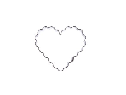 Vykrajovátko nerez srdce vlnky